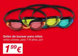 KIK Gafas de bucear para niños oferta