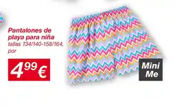 KIK Pantalones de playa para niña oferta