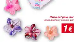 KIK Pinza del pelo, flor oferta