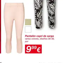 KIK Pantalón capri de sarga oferta