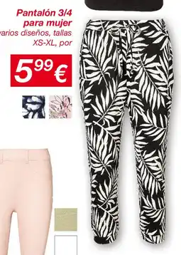 KIK Pantalón 3/4 para mujer oferta