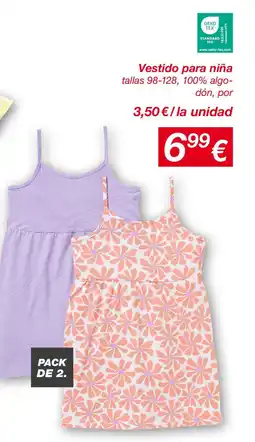 KIK Vestido para niña oferta
