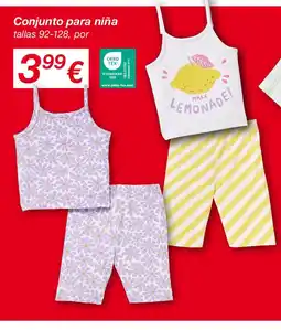 KIK Conjunto para niña oferta