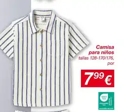 KIK Camisa para niños oferta
