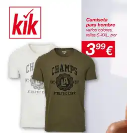KIK Camiseta para hombre oferta