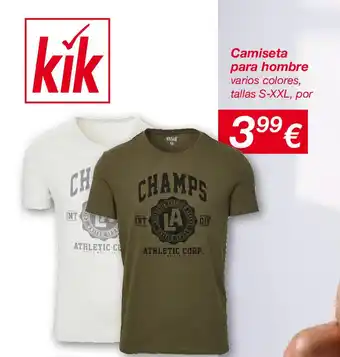 KIK Camiseta para hombre oferta