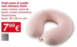 KIK Cojín para el cuello con memory foam oferta