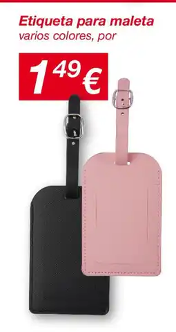 KIK Etiqueta para maleta oferta