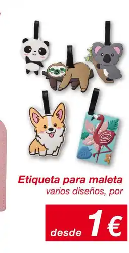 KIK Etiqueta para maleta oferta