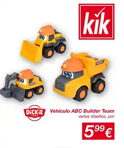 KIK Vehículo ABC Builder Team oferta