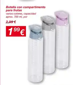 KIK Botella con compartimento para frutas oferta