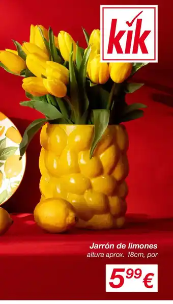 KIK Jarrón de limones oferta