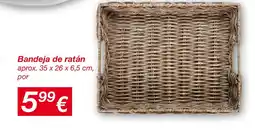 KIK Bandeja de ratán oferta