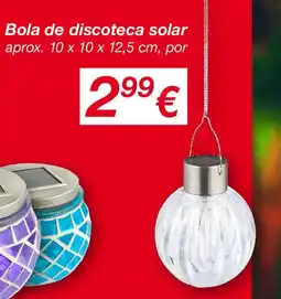 KIK Bola de discoteca solar oferta