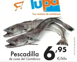 Supermercados Lupa Pescadilla de costa del Cantábrico oferta