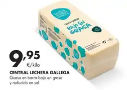 Supermercados Lupa CENTRAL LECHERA GALLEGA Queso en barra bajo en grasa oferta