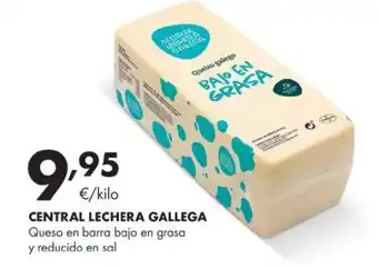Supermercados Lupa CENTRAL LECHERA GALLEGA Queso en barra bajo en grasa oferta