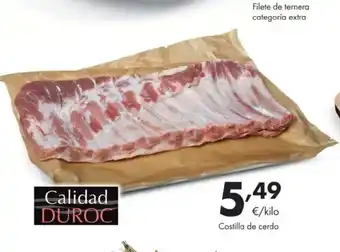 Supermercados Lupa Costilla de cerdo oferta