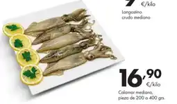 Supermercados Lupa Calamar mediano oferta
