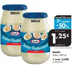 Supermercados Lupa KRAFT Salsa oferta