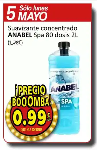 SPAR ANABEL Suavizante concentrado oferta