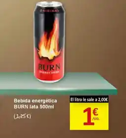SPAR BURN Bebida energética oferta