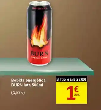SPAR BURN Bebida energética oferta