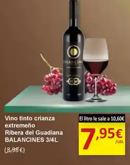SPAR BALANCINES Vino tinto crianza extremeño Ribera del Guadiana oferta