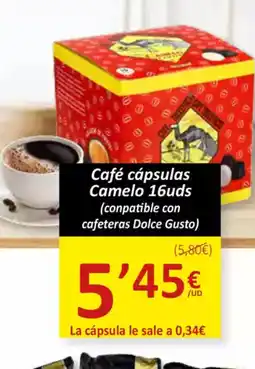 SPAR Café cápsulas Camelo oferta