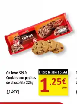 SPAR SPAR Galletas Cookies con pepitas de chocolate oferta