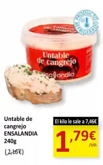 SPAR ENSALANDIA Untable de cangrejo oferta