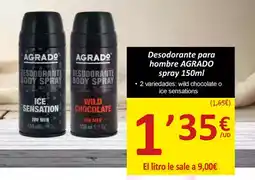 SPAR AGRADO Desodorante para hombre oferta