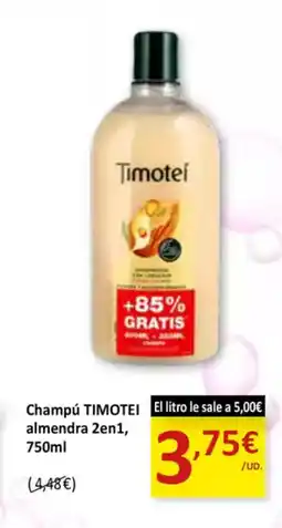 SPAR TIMOTEI Champú oferta