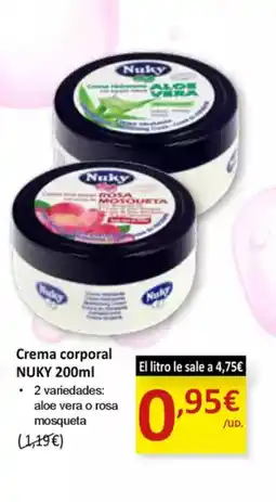 SPAR NUKY Crema corporal oferta