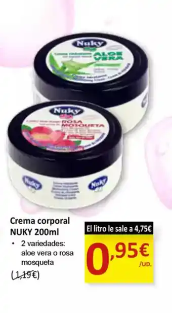 SPAR NUKY Crema corporal oferta