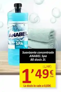 SPAR ANABEL Suavizante concentrado oferta