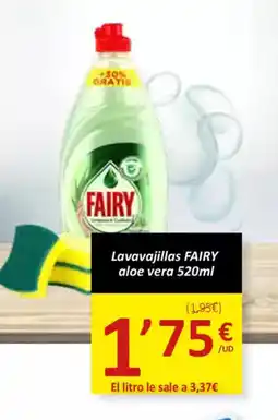 SPAR FAIRY Lavavajillas aloe vera oferta