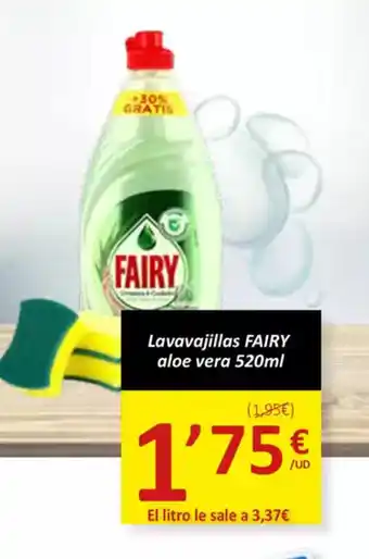 SPAR FAIRY Lavavajillas aloe vera oferta