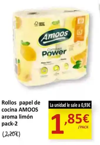 SPAR AMOOS Rollos papel de cocina aroma limon oferta
