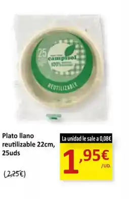 SPAR Plato llano reutilizable oferta