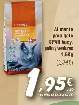 SPAR SPAR Alimento para gato buey, pollo y verduras oferta