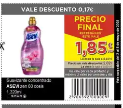 SPAR ASEVI Suvizante concentrado oferta