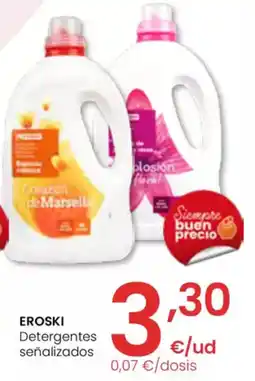 Eroski EROSKI Detergentes señalizados oferta