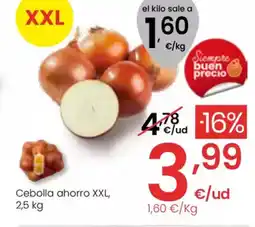 Eroski Cebolla ahorro XXL oferta