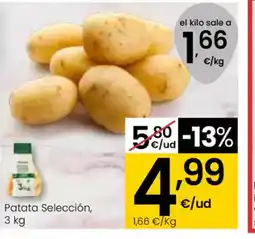 Eroski Patata Selección oferta