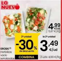 Eroski EROSKI Hortalizas vacio oferta