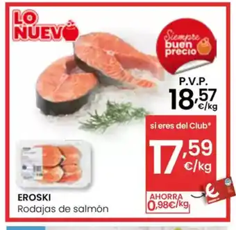 Eroski EROSKI Rodajas de salmón oferta