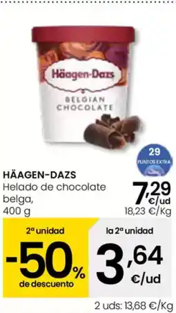 Eroski HÄAGEN-DAZS Helado de chocolate belga oferta