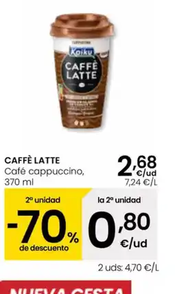 Eroski CAFFÈ LATTE Cafe cappuccino oferta