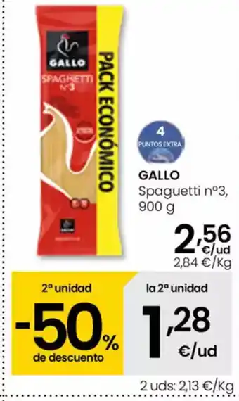 Eroski GALLO Spaguetti nº3 oferta